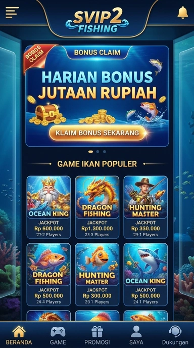 Layar utama svip2 — antarmuka bersih setelah instalasi